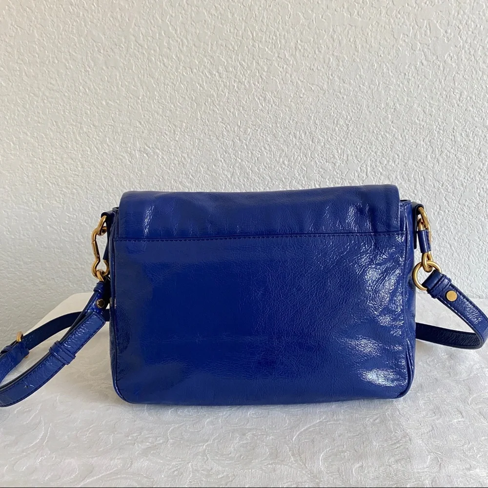Marc By Marc Jacobs Blue Too Hot To Handle Lea Bag